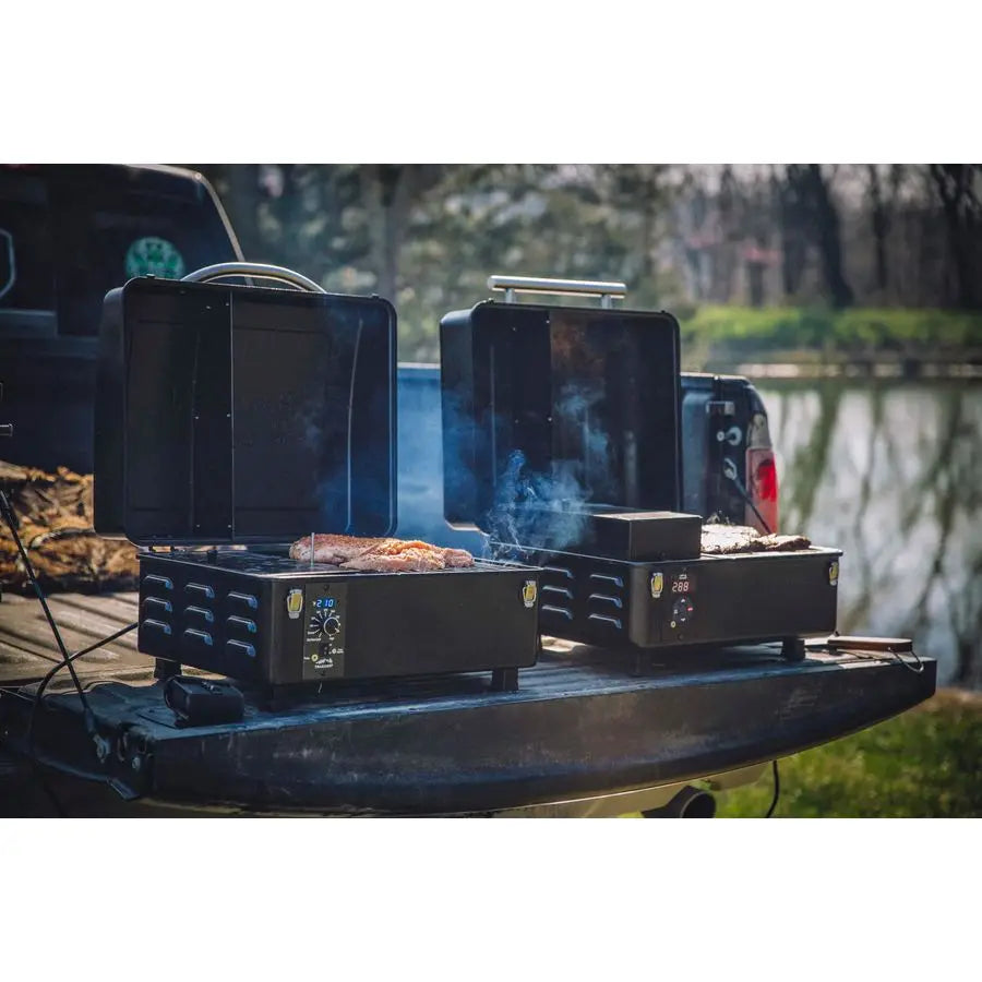 Grills TFT18KLD Ranger, Portable Wood Pellet Grill and Smoker Electric Tabletop Pellet Smoker with Digital Arc Controller, Cast