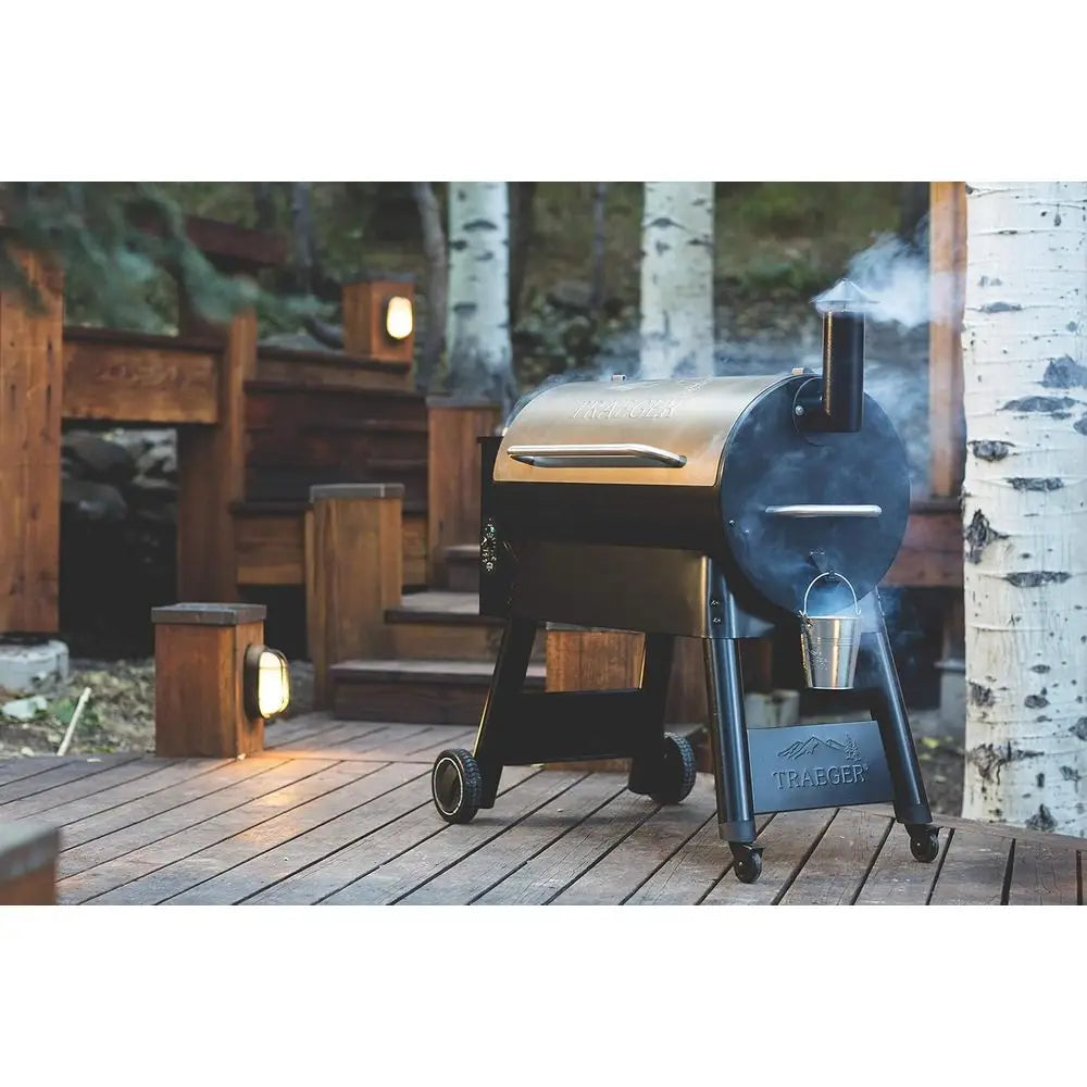 Electric Wood Pellet Grill and Smoker, 884 Sq In Cook Area, 450°F Max Temp, Meat Probe, 6-in-1 BBQ Grill
