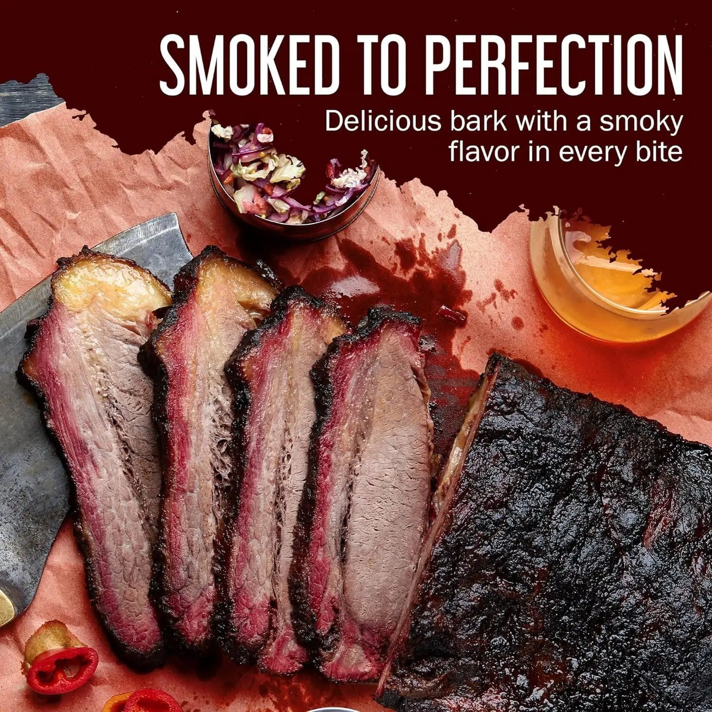 Butcher Paper for Smoking Meat Butcher Paper Roll Unwaxed 15.7 Inch x 33 Feet BBQ Peach Wrapping Paper for Smoking Meat Brisket