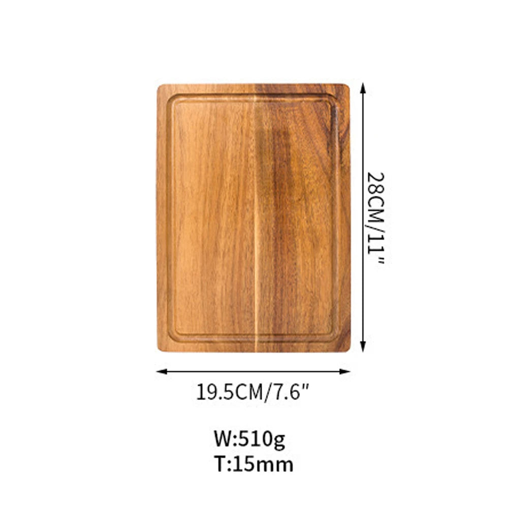 Acacia Wood Cutting Board Thickened Chopping Board Home Large Size  for Cutting Meat, Vegetables, Fruit and Cheese Kitchen tools