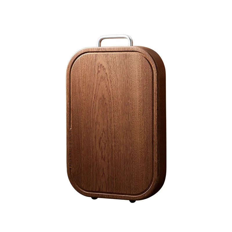 Heavy Duty Wooden Chopping Board cutting board Solid wood anti-bacterial anti-mold Double-sided Ebony anti-slip Butcher Block