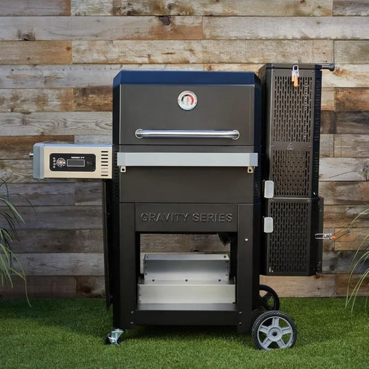 Digital Charcoal Grill Griddle and Smoker with App Connectivity Digital Control 800 Sq In Cooking Surface Black