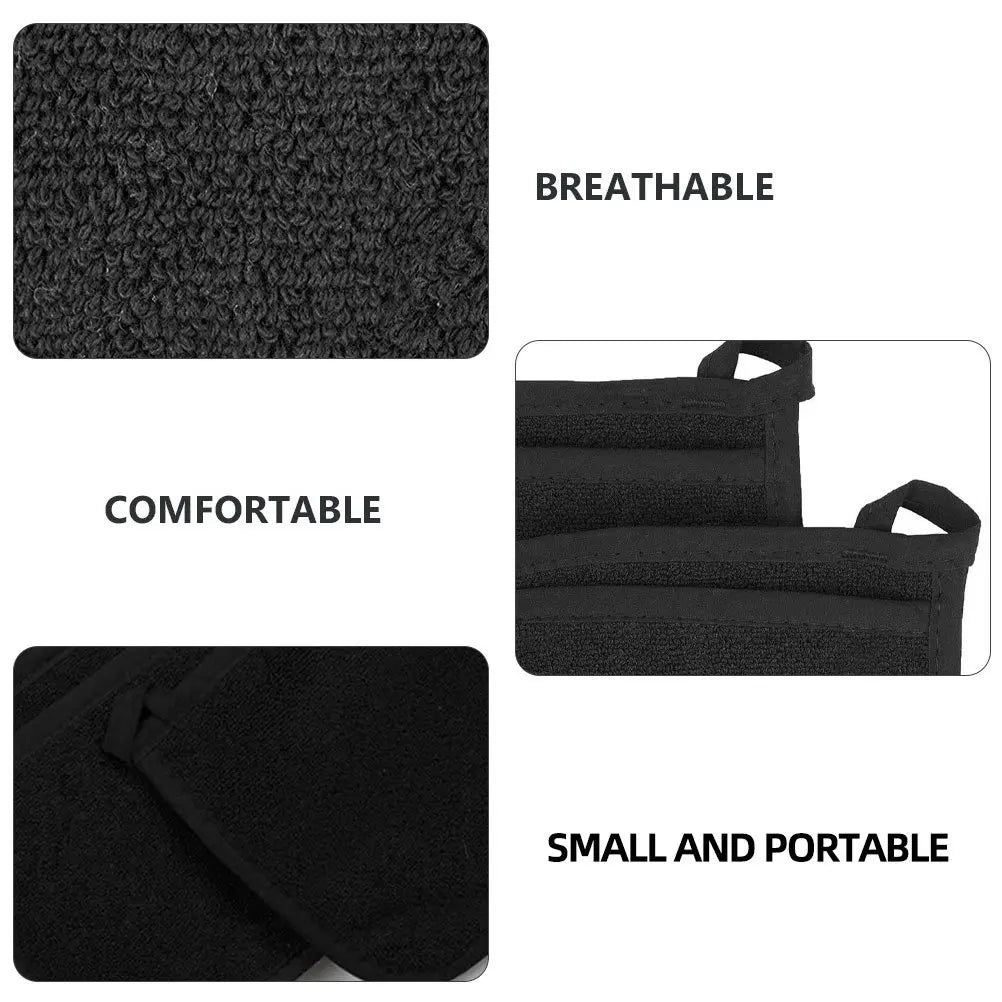 1Pair Baking Oven Gloves Cotton Insulated Anti-Scald Mitts for Heat Protection Cooking Baking Microwave Oven Use Comfortable Fit