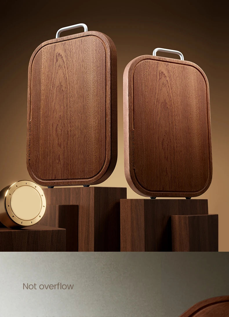 Heavy Duty Wooden Chopping Board cutting board Solid wood anti-bacterial anti-mold Double-sided Ebony anti-slip Butcher Block