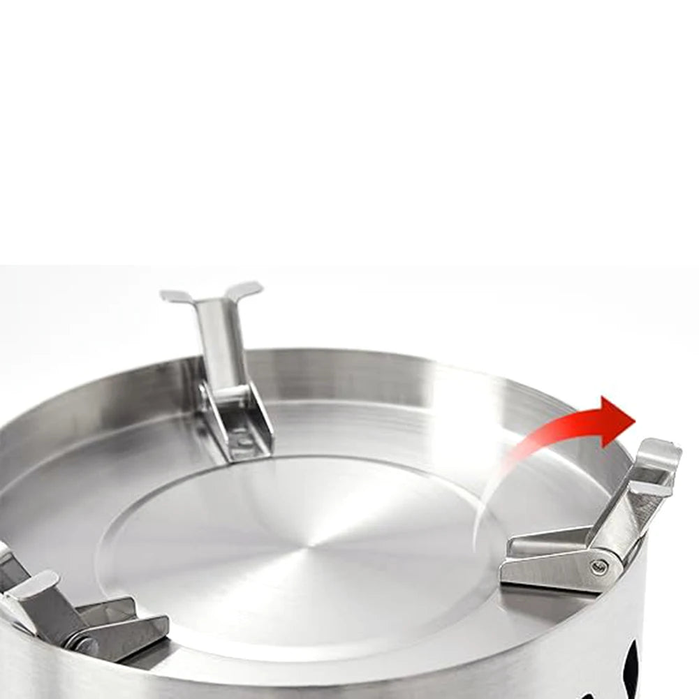 Mini Tabletop Firepit Stainless Steel Portable Mini Stove Mini Fire Pit Wood Burning Or Pellet Fueled Portable Bonfire