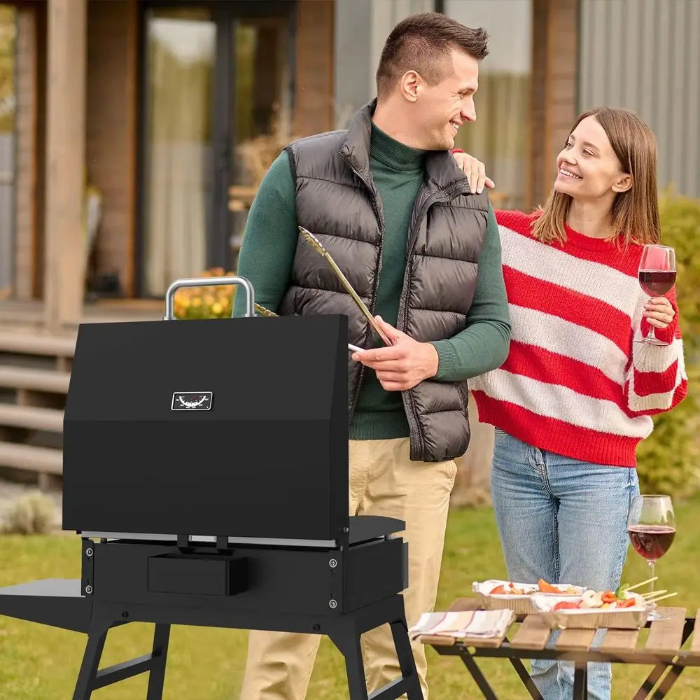 Blackstone 22 Griddle Hinged Lid with Handle and Temp Gauge for Adventure Ready Tabletop Grill