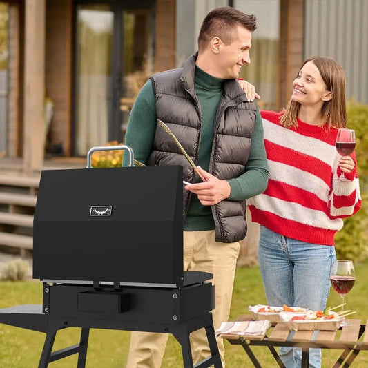 Blackstone 22 Griddle Hinged Lid with Handle and Temp Gauge for Adventure Ready Tabletop Grill