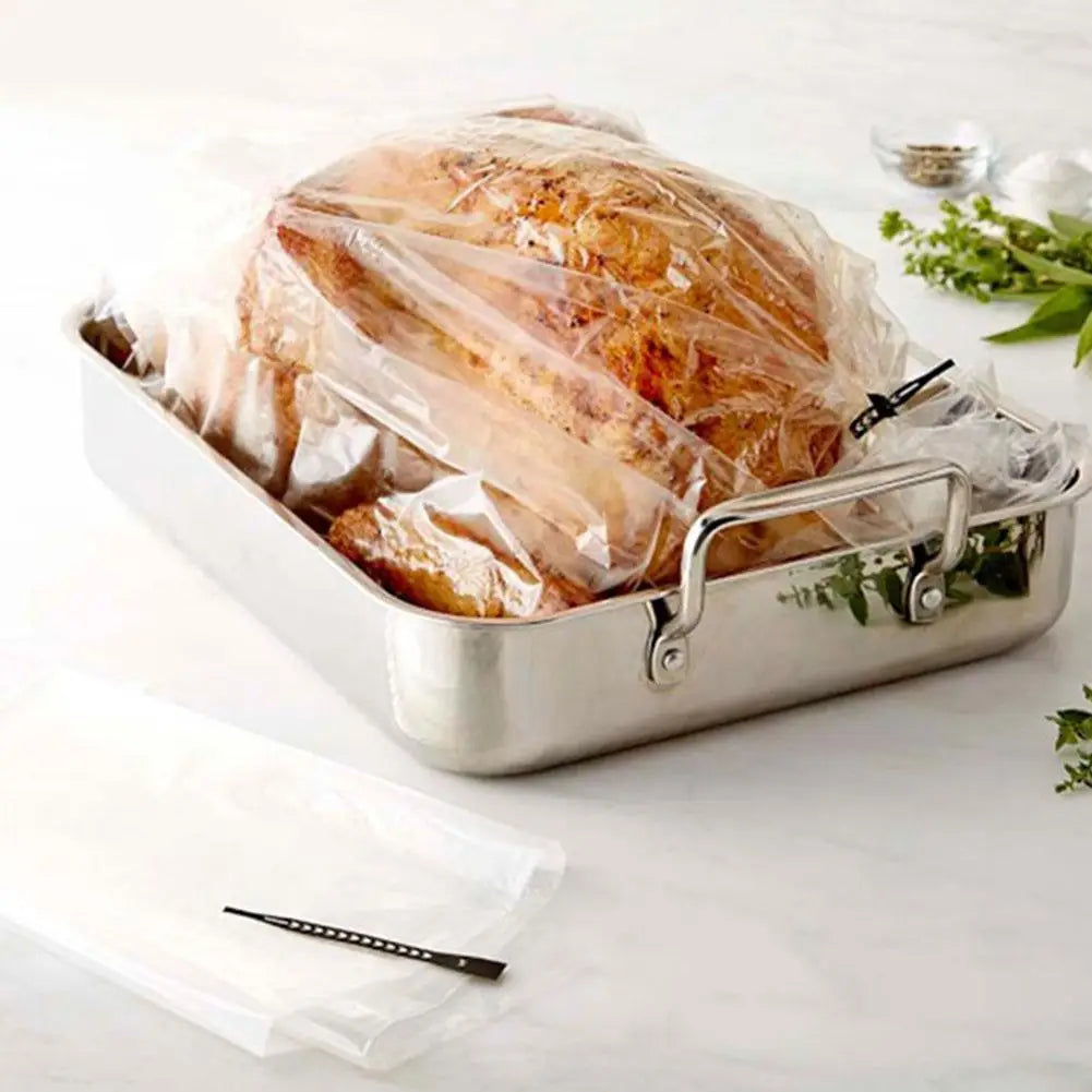1-20Pcs Heat Resistance Roasting Turkey Bag Cooking Oven Bag Slow Cooker Liner Baking Crock Pot Liners Kitchen Accessories