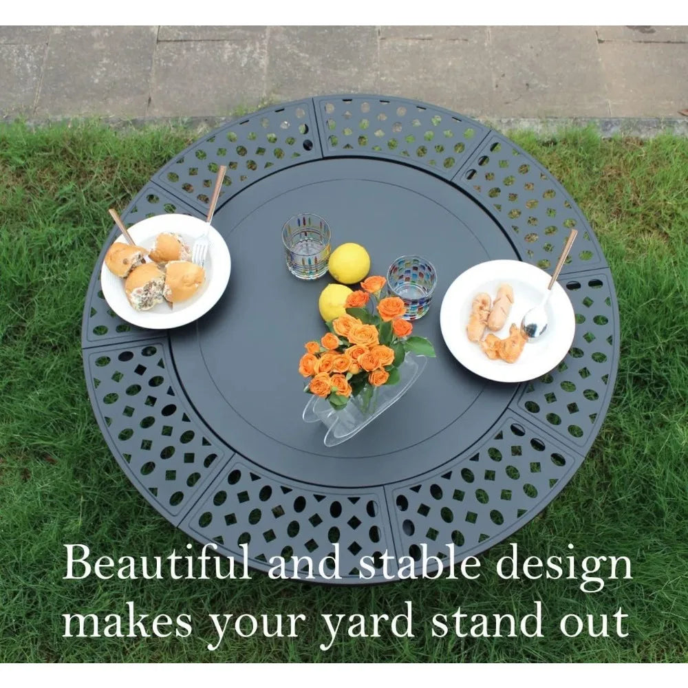 Fire Pit with Grills,Wood Burning Fire Pit for Outside with Lid,Poker and Round Waterproof Cover,BBQ& Outdoor Firepit,Customized