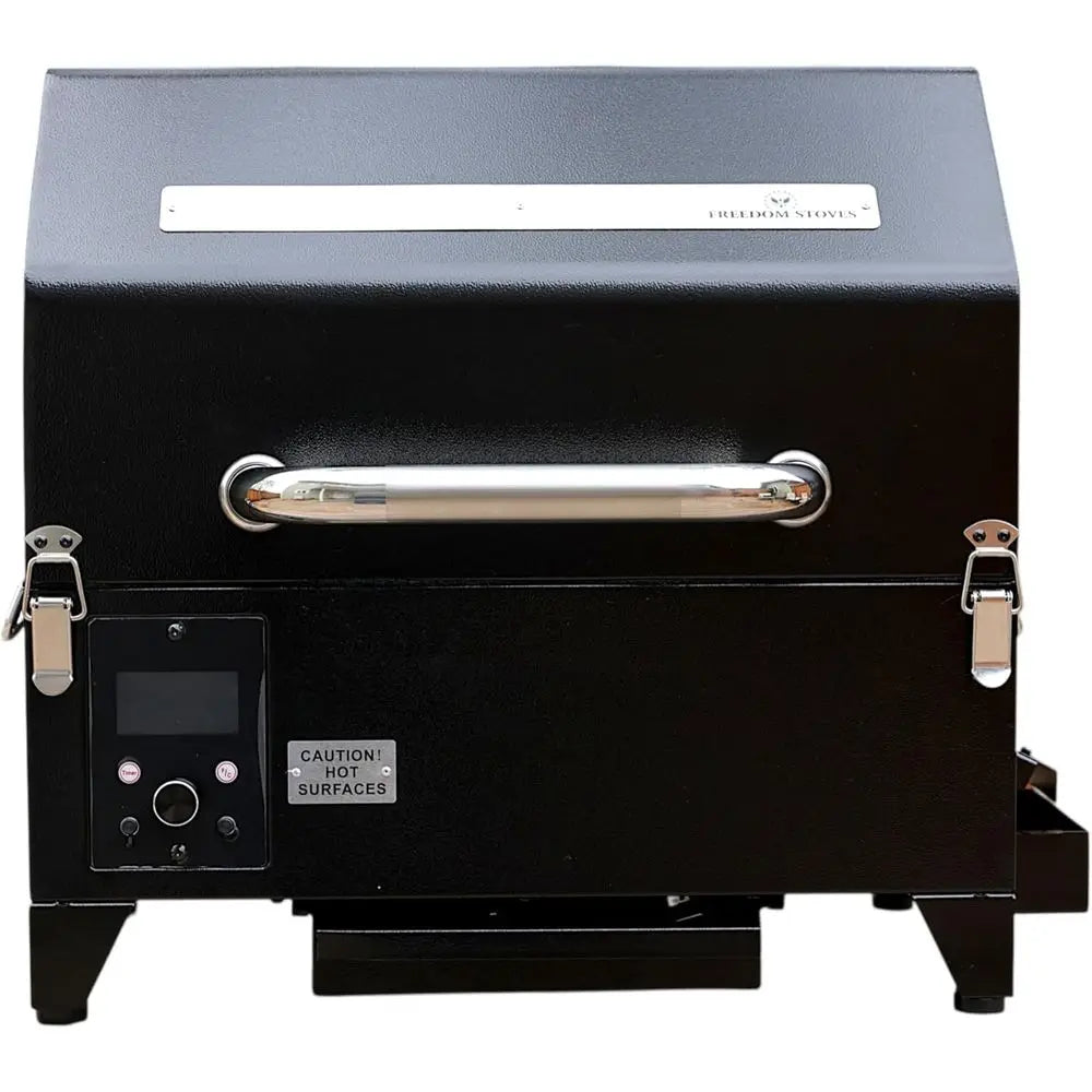 Portable Electric Smoker Grill - 12V/120V Pellet BBQ, Camping, and Backyard Cooking | Digital Control, Dual Probes, 8.5LB Hopper
