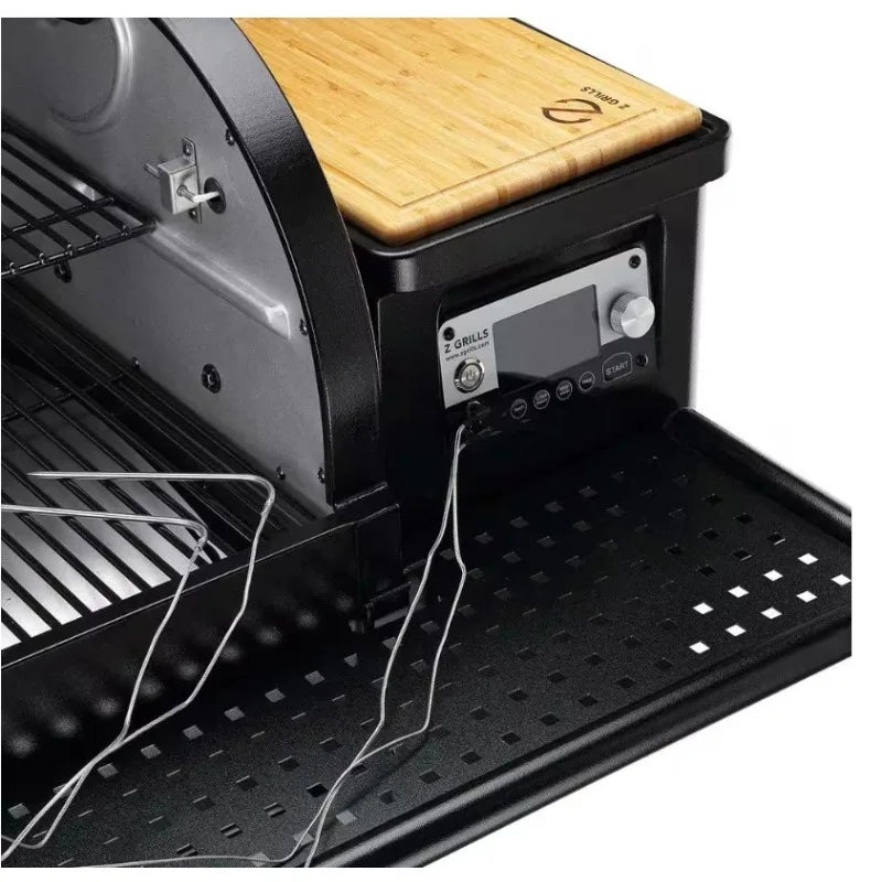 Outdoor OEM Wood Pellet Grill 1068 Sq.in BBQ Smoker with PID Controller And Wifi Connectivity for Precision Smoking And Grilling