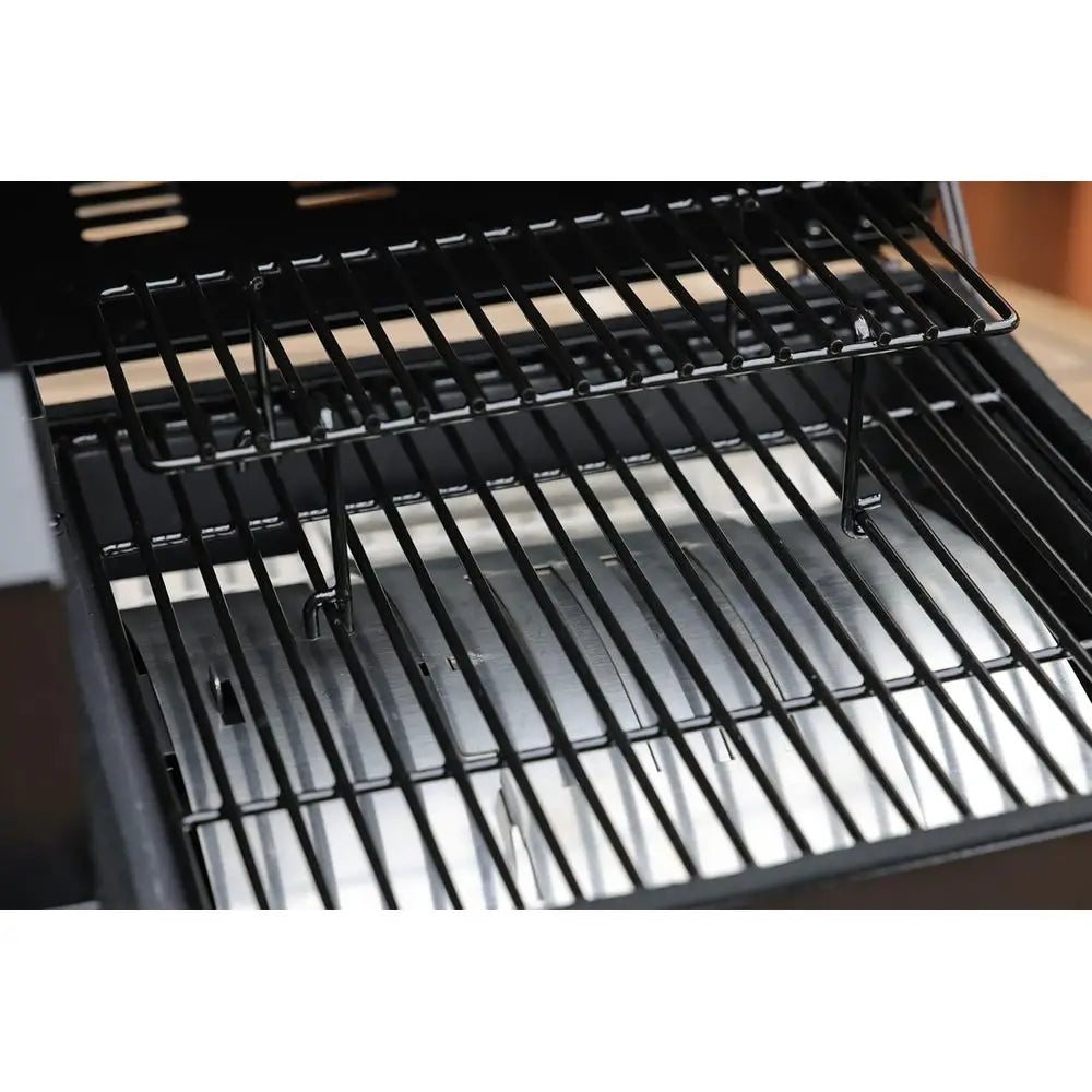 Portable Electric Smoker Grill - 12V/120V Pellet BBQ, Camping, and Backyard Cooking | Digital Control, Dual Probes, 8.5LB Hopper