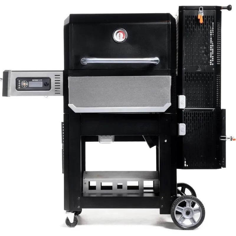 Digital Charcoal Grill Griddle and Smoker with App Connectivity Digital Control 800 Sq In Cooking Surface Black