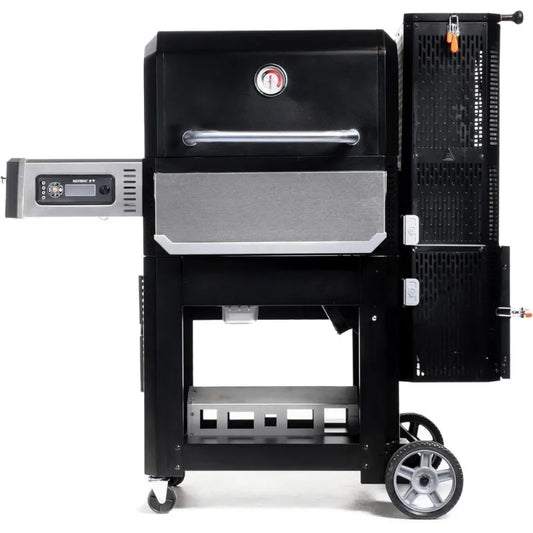 Digital Charcoal Grill Griddle and Smoker with App Connectivity Digital Control 800 Sq In Cooking Surface Black
