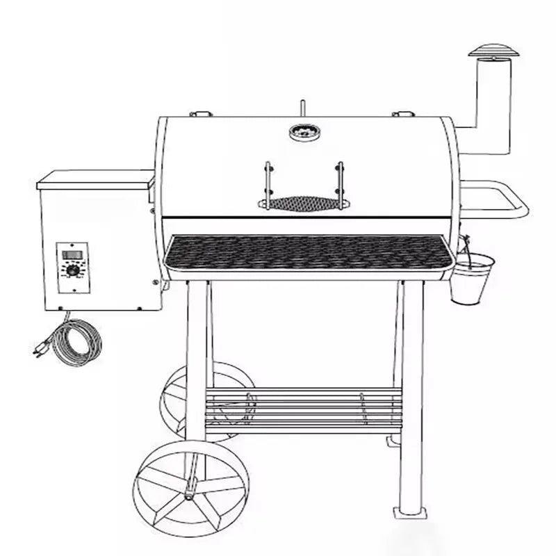 OEM ODM  Pit boss Bbq Ovens Outdoor Wood Pellet Grill Smoker