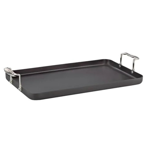 Chef's Classic™ Non Hard Anodized 3" x 20" Double Burner Griddle