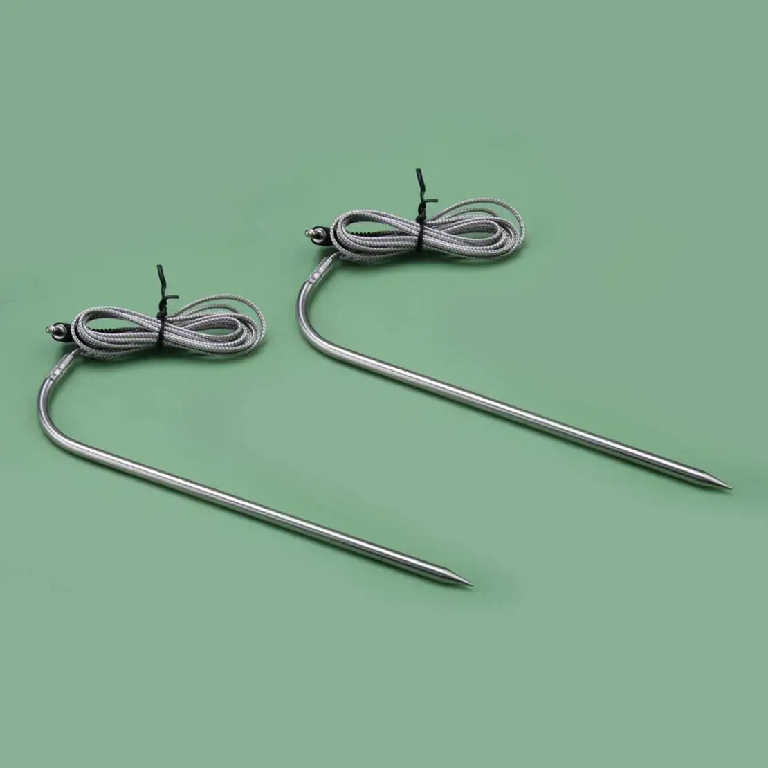 2Pcs BBQ Barbecue Oven High Temperature Thermometer Meat Probe Tube Fit for Pit Boss and Most Wood Pellet Grills