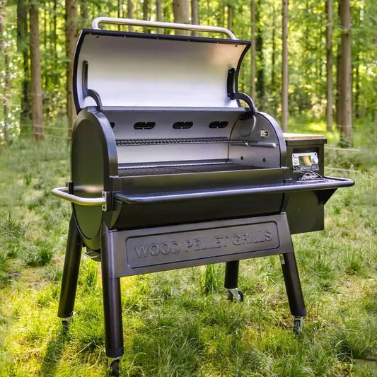Outdoor OEM Wood Pellet Grill 1068 Sq.in BBQ Smoker with PID Controller And Wifi Connectivity for Precision Smoking And Grilling